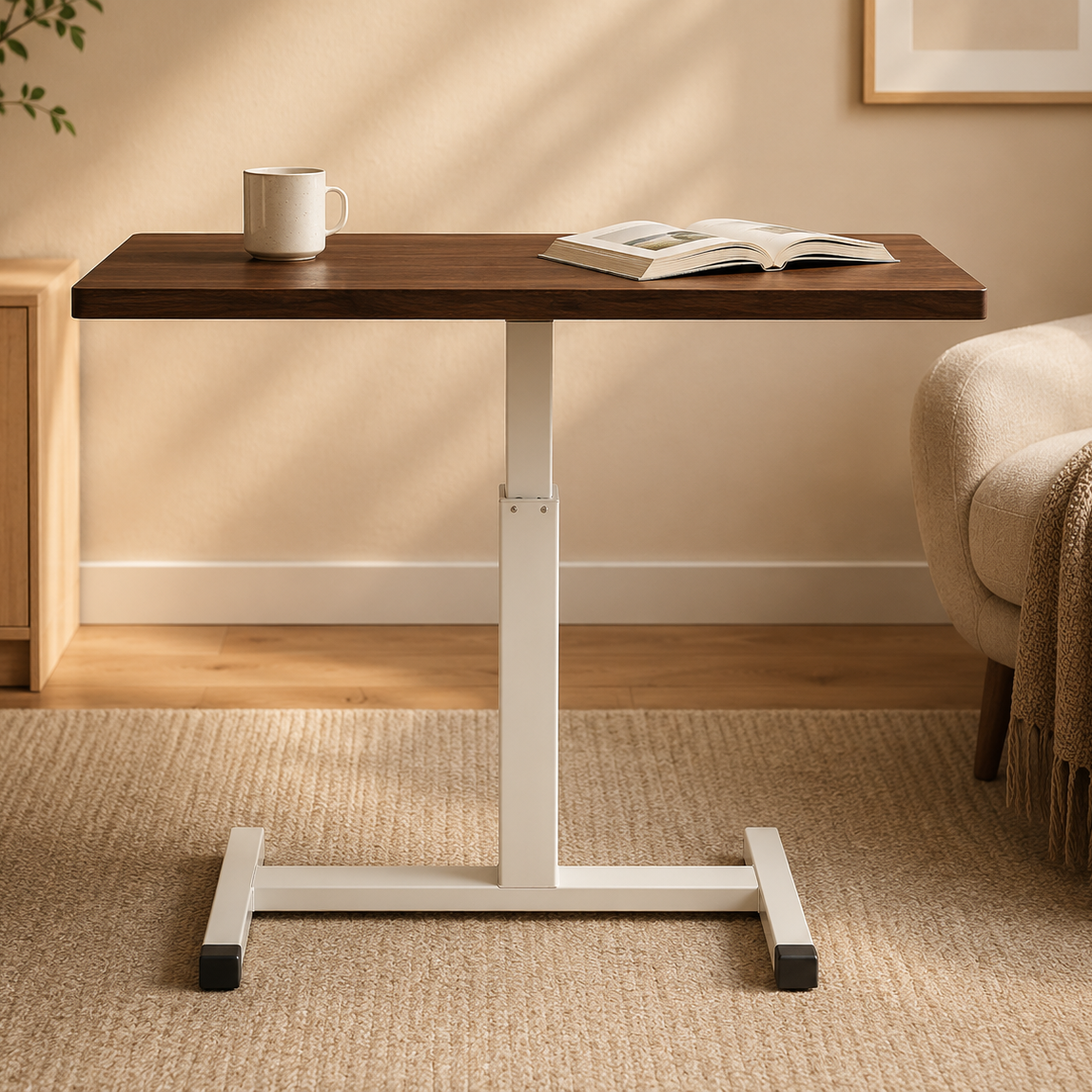 Height Adjustable Rolling Laptop Side Table