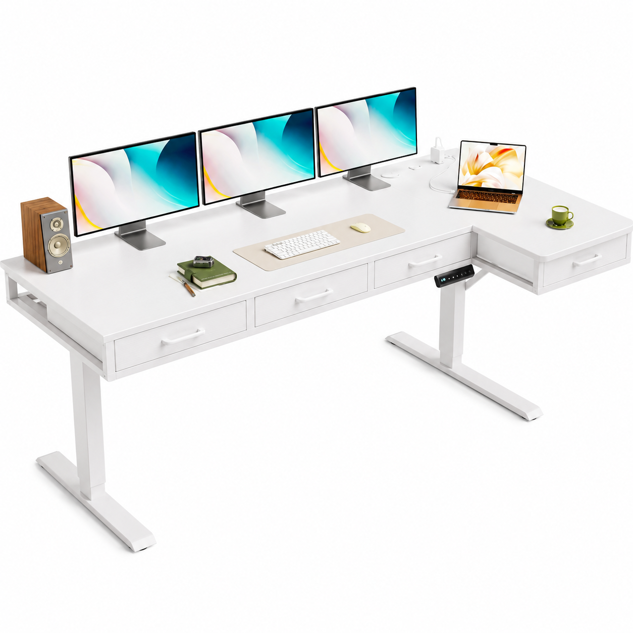 L-Shaped Standing Desk